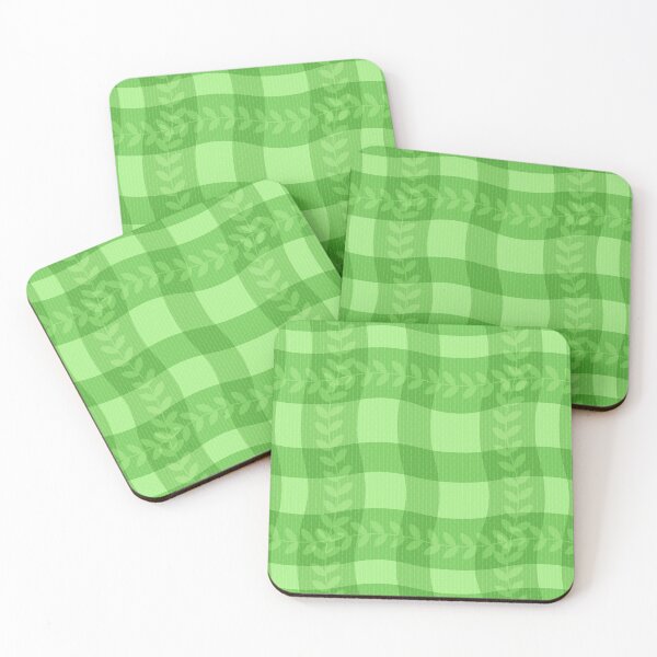 Item preview, Wavy Gingham With a Twist in Fresh Spring Green (pattern) designed and sold by PaisleyMcNoodle.