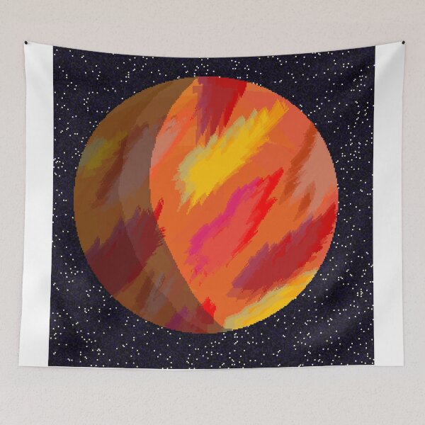 Item preview, Red And Orange Planet designed and sold by Deathstarkille.