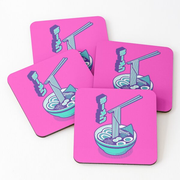 Item preview, Ramen Isometric - Magenta Aqua designed and sold by VoodooCircus.