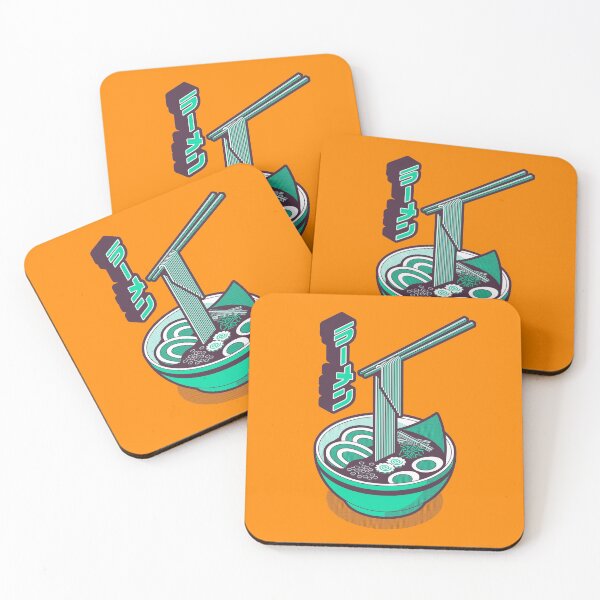 Item preview, Ramen Isometric - Orange Green designed and sold by VoodooCircus.