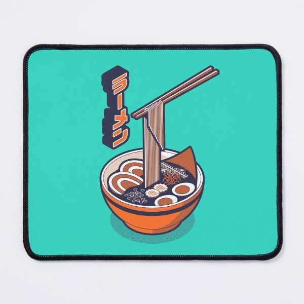 Item preview, Ramen Isometric - Aqua Orange designed and sold by VoodooCircus.