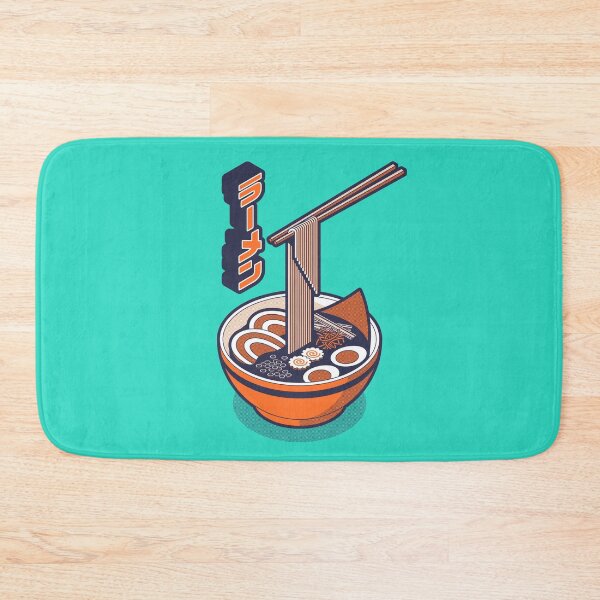 Item preview, Ramen Isometric - Aqua Orange designed and sold by VoodooCircus.