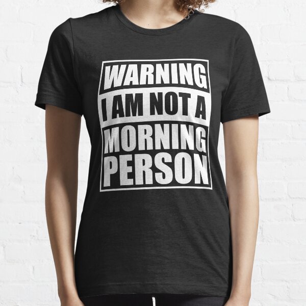 I Am Not A Morning Person Kids T-Shirt lazy love my bed Teenager