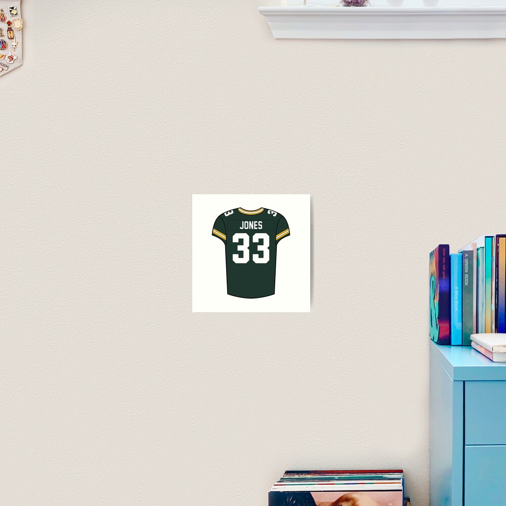 Aaron Jones Home Jersey Poster for Sale by designsheaven