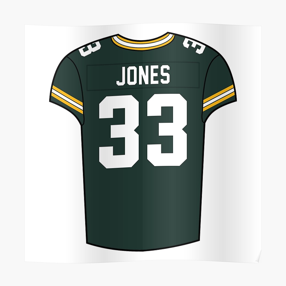 Aaron Jones Away Jersey Poster for Sale by designsheaven