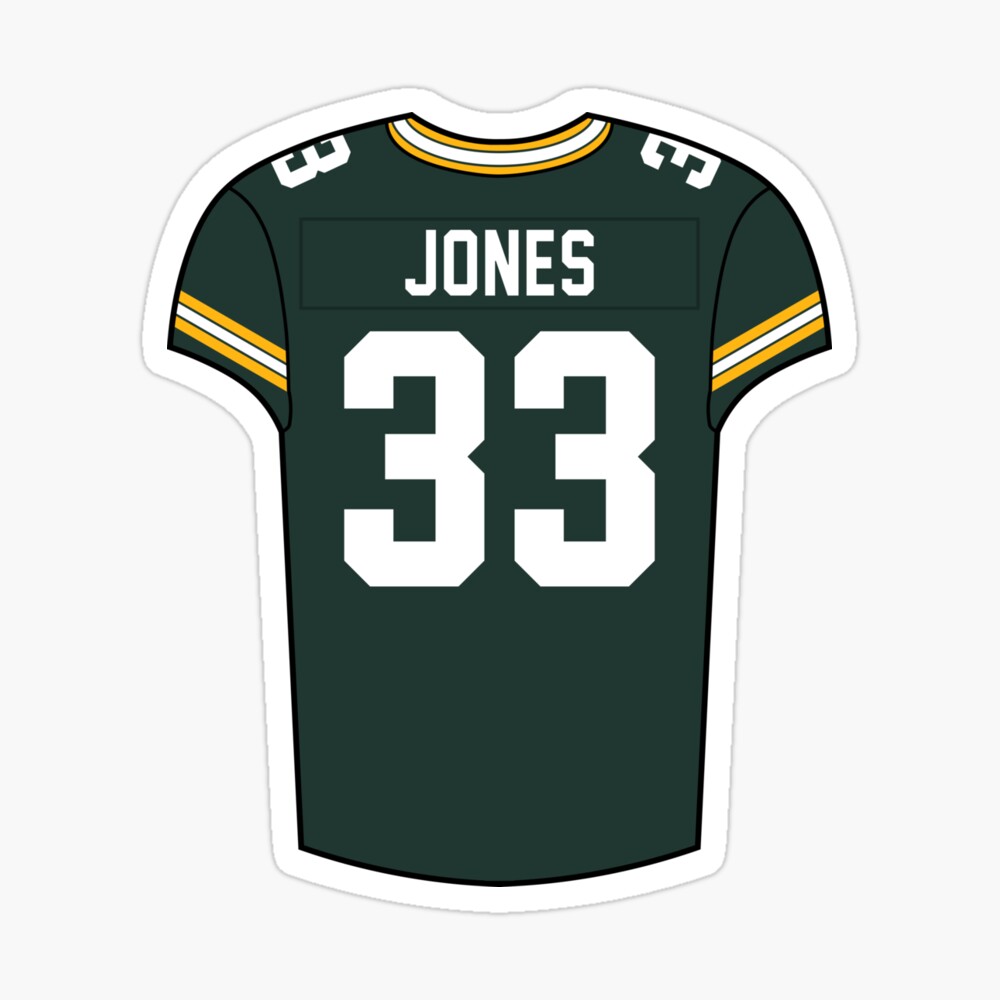 Aaron Jones Home Jersey Poster for Sale by designsheaven