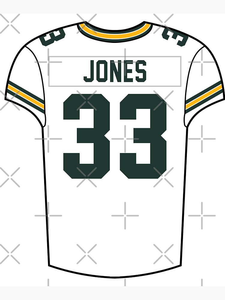 Aaron Jones Away Jersey Art Board Print for Sale by designsheaven