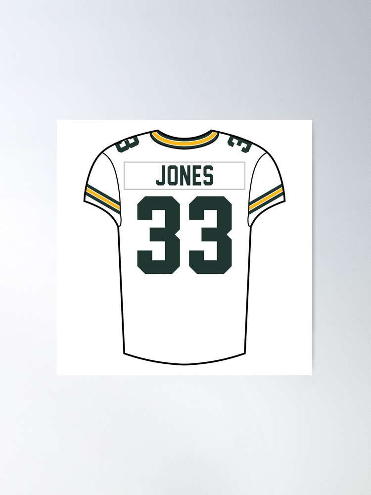 Aaron Jones Home Jersey Poster for Sale by designsheaven