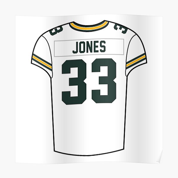 Aaron Jones Away Jersey Poster for Sale by designsheaven