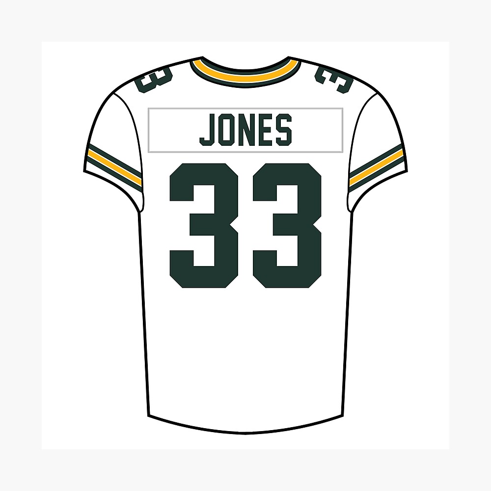 Aaron Jones Away Jersey Poster for Sale by designsheaven