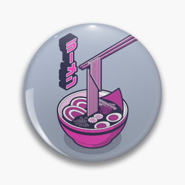 Item preview, Ramen Isometric - Grey Magenta designed and sold by VoodooCircus.