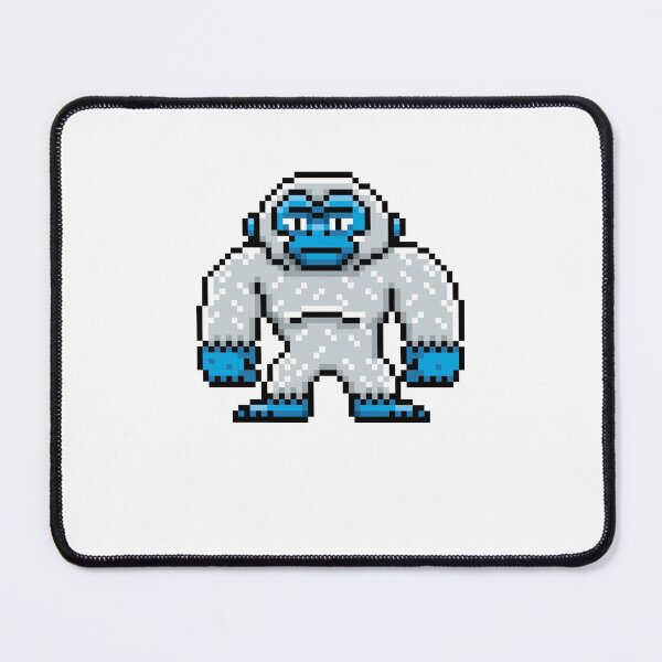 Item preview, cartoon blue yeti pixel halloween designed and sold by kenishahembree.