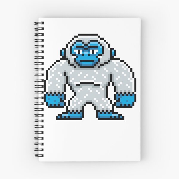 Item preview, cartoon blue yeti pixel halloween designed and sold by kenishahembree.