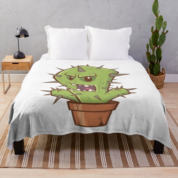 Item preview, cartoon cactus monster halloween designed and sold by kenishahembree.