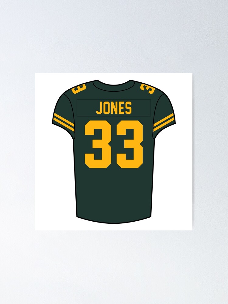 Aaron Jones Alternate Jersey' Poster for Sale by designsheaven