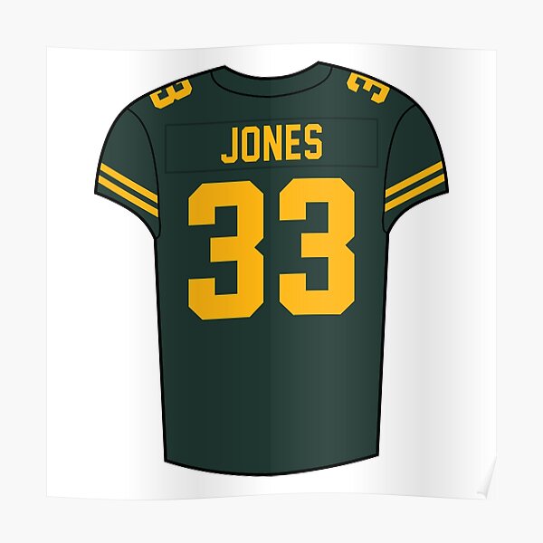 Nike Youth Green Bay Packers Aaron Jones #33 Green Game Jersey