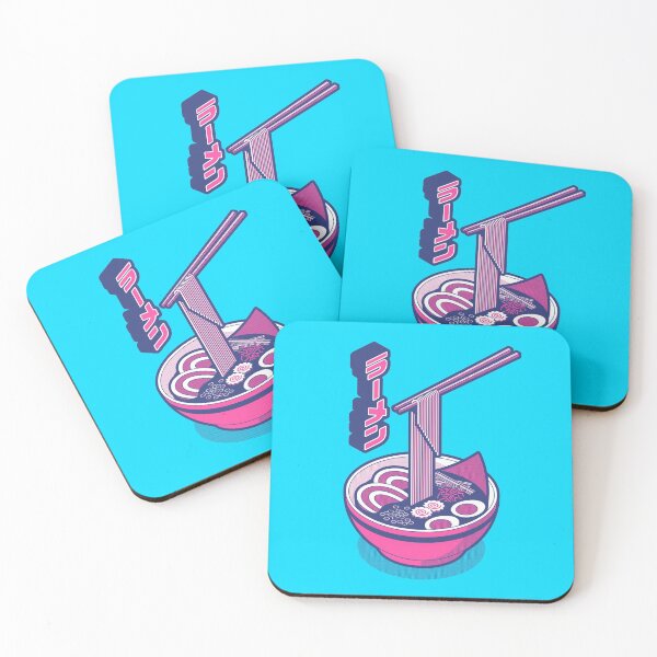 Item preview, Ramen Isometric - Cyan Rose designed and sold by VoodooCircus.