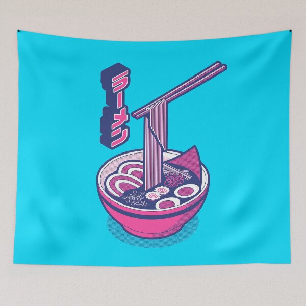 Item preview, Ramen Isometric - Cyan Rose designed and sold by VoodooCircus.