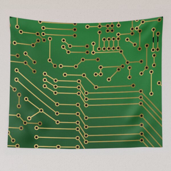 Item preview, Green Printed Circuit Board PCB designed and sold by EngineersArt.