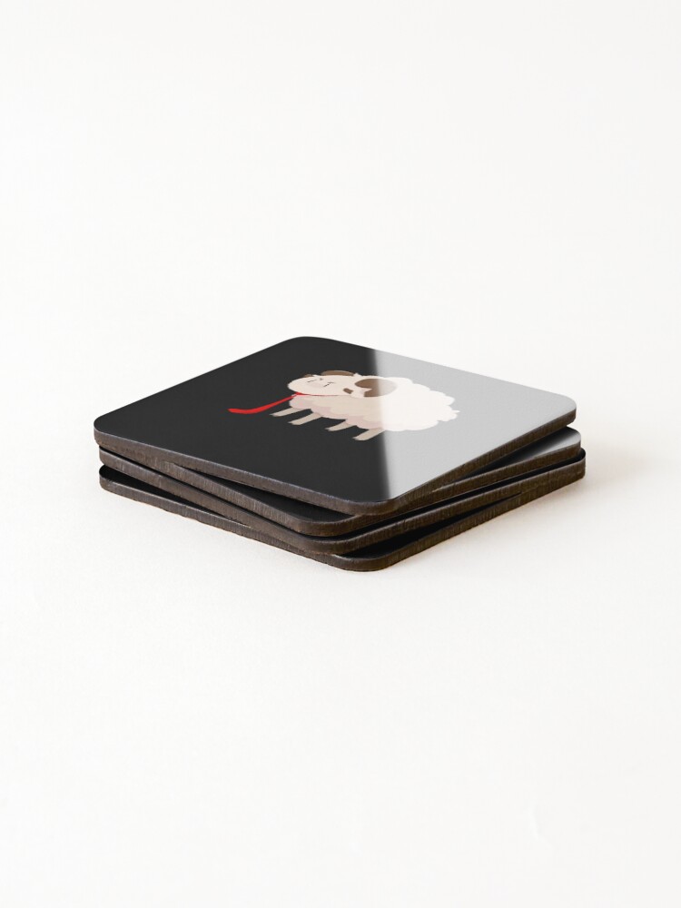 Thumbnail 4 of 5, Coasters (Set of 4), Business Ram (JSCHLATT) Sticker designed and sold by ROSSDI-IORIO.