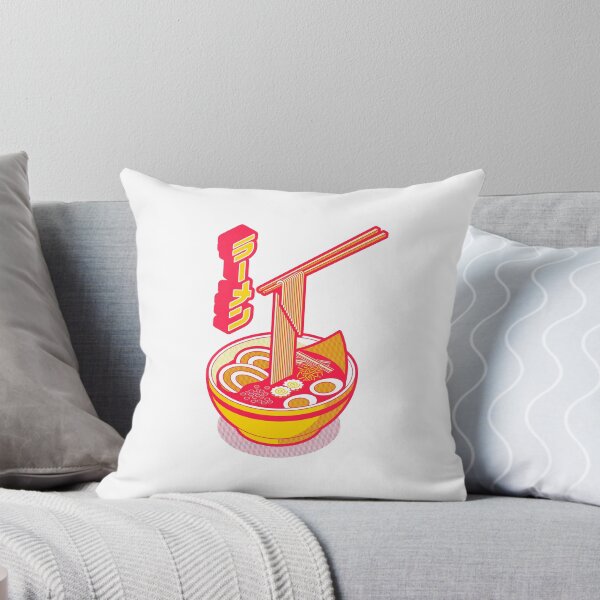 Aperçu de l'œuvre Ramen Isometric - White Yellow créée et vendue par VoodooCircus.