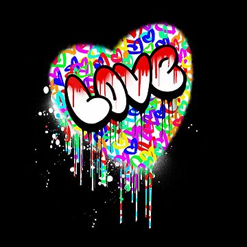 Graffiti Love Heart | Photographic Print