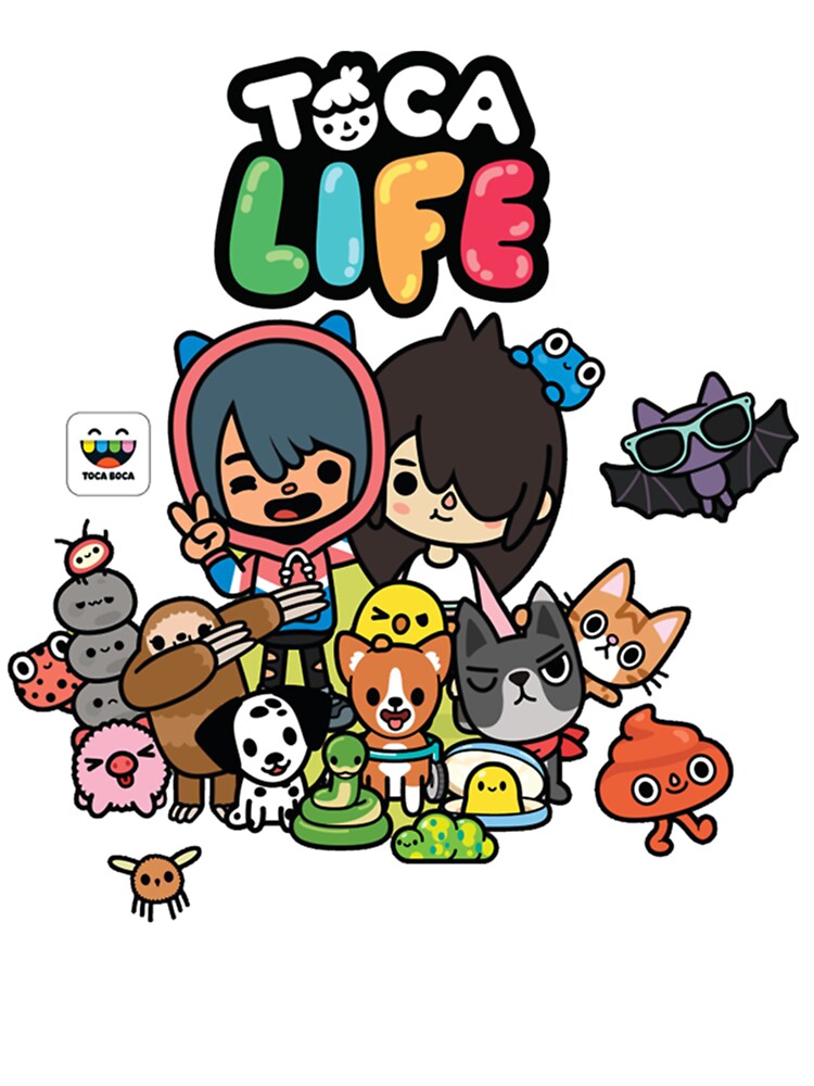 toca boca , toca life characters cute Kids T-Shirt for Sale by