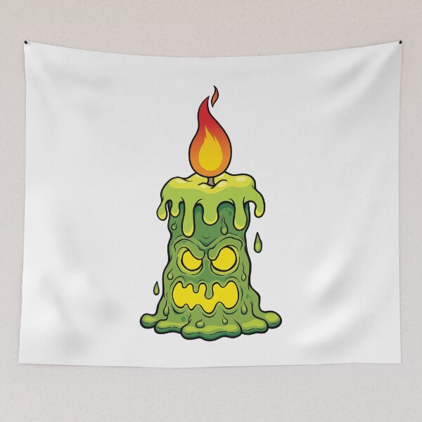 Item preview, cartoon candle monster halloween designed and sold by kenishahembree.