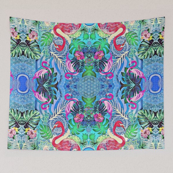 Item preview, Trippy Flamingoes  designed and sold by shantilovesart.