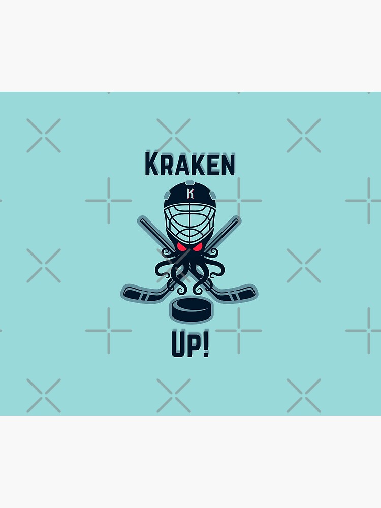 Discover Seattle Kraken, Kraken Up! Shower Curtain