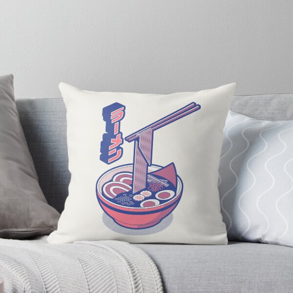Aperçu de l'œuvre Ramen Isometric - Ivory Coral créée et vendue par VoodooCircus.