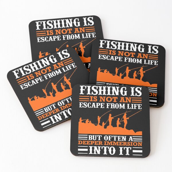 Item preview, Fishing Is Not An Escape From Life But Often A Deeper Immersion Into It designed and sold by Gevover.
