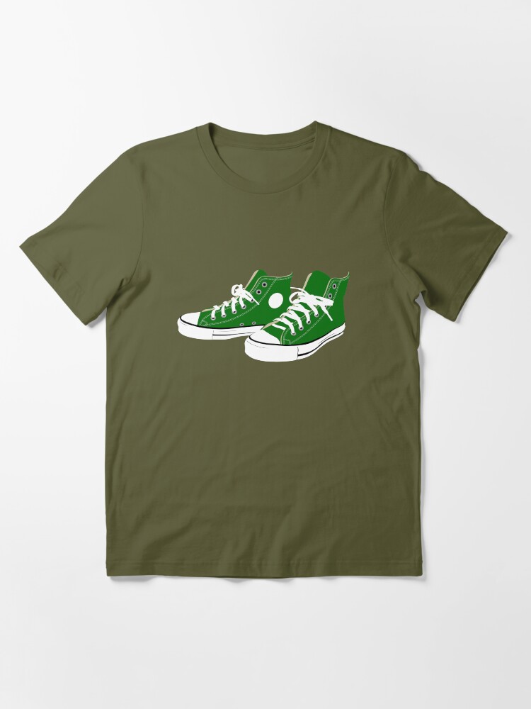 Chuck taylor t shirt green online