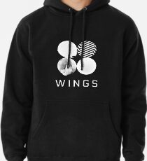 BTS Wings Logo (Schwarz) Hoodie