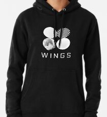 BTS Wings Logo (Schwarz) Hoodie