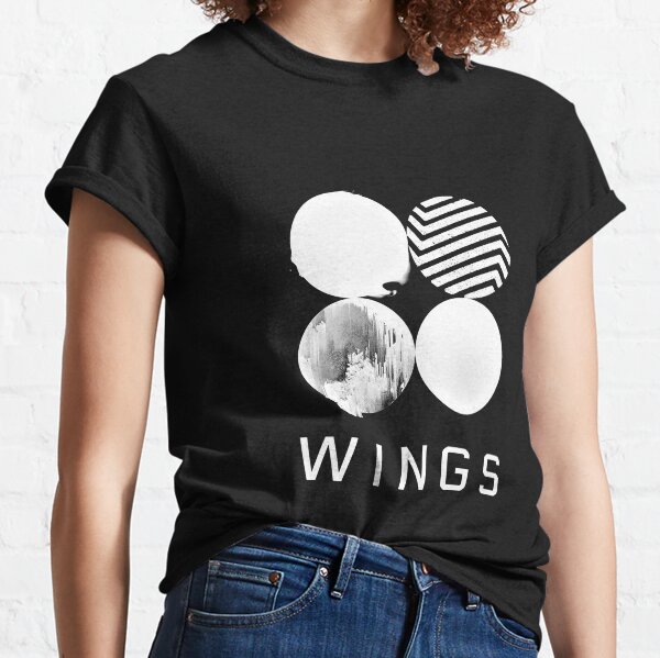 BTS Wings Logo (Black) Classic T-Shirt
