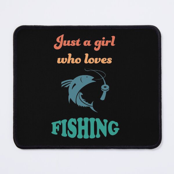 Item preview, Just A Girl Who Loves Fishing Vintage Colors designed and sold by geminivibe.