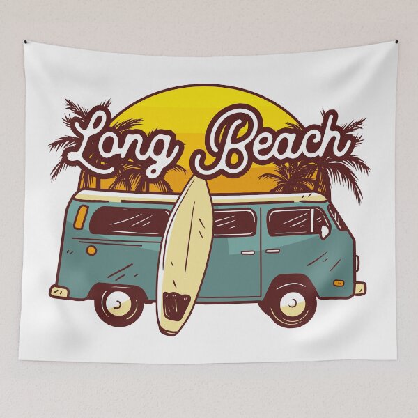 Item preview, Long Beach California Surfing designed and sold by Vector Scout Lab.