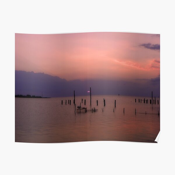Tangier Sound Sunset Poster