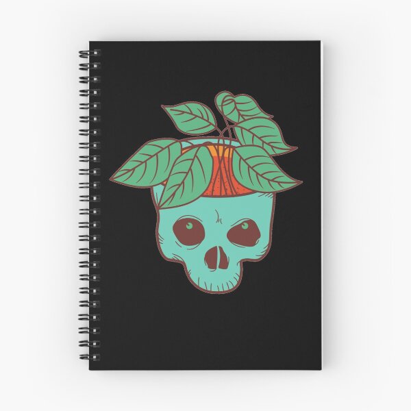 Item preview, Head full of leaves under Human Skull designed and sold by Dynamitebucket.