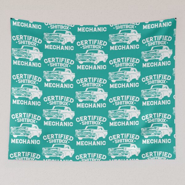Item preview, Certified Shitbox Mechanic   designed and sold by AlexoxoStudio.