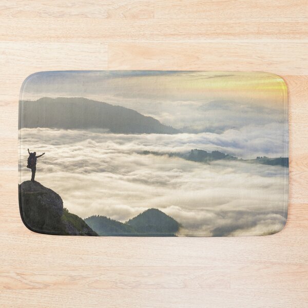 Item preview, Tourist WIth Backpack Rocky Mountain designed and sold by JTS STORE.