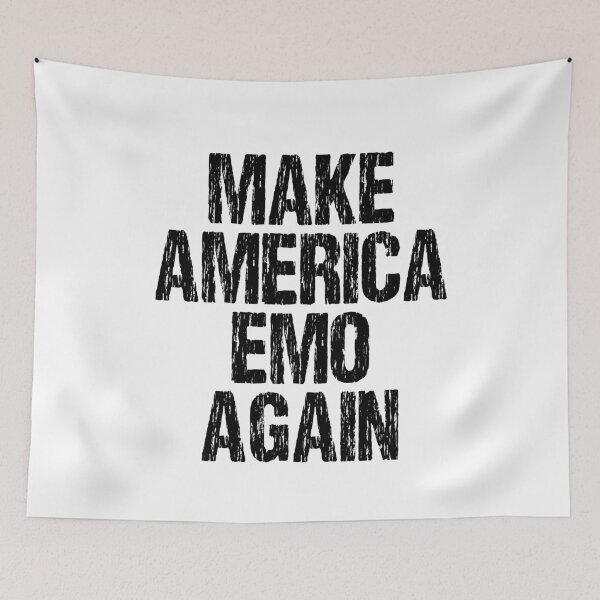 Item preview, Make America Emo Again Funny Music designed and sold by Nirvanibex.