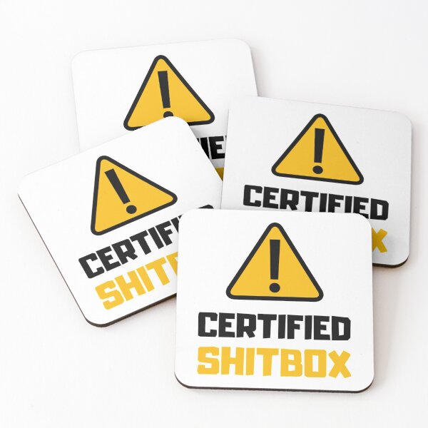 Item preview, Certified Shitbox, Shit Box   designed and sold by AlexoxoStudio.