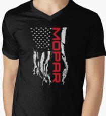 Mopar Flag Men's V-Neck T-Shirt