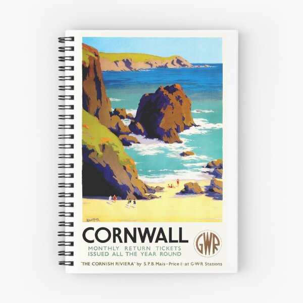 Artikelvorschau, Vintages Reiseplakat der Great Western Railway für Cornwall entworfen und verkauft von Random Railways.