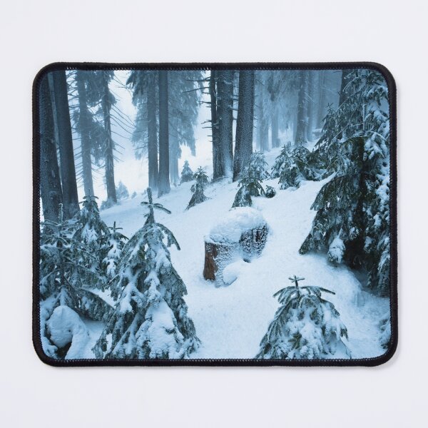 Item preview, Pine Tree Fur Trees Covered With Snow winter forest designed and sold by JTS STORE.