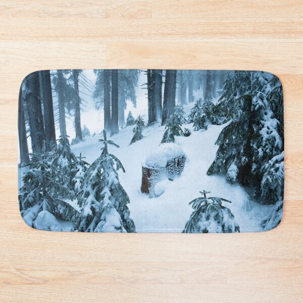 Item preview, Pine Tree Fur Trees Covered With Snow winter forest designed and sold by JTS STORE.
