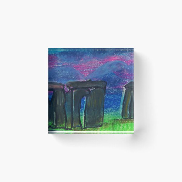 Item preview, Stonehenge Landmark landscape designed and sold by chuckletuckle.