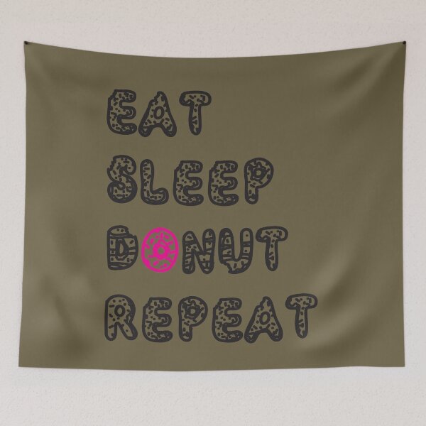 Item preview, Eat sleep donut repeat designed and sold by Donutlovers.